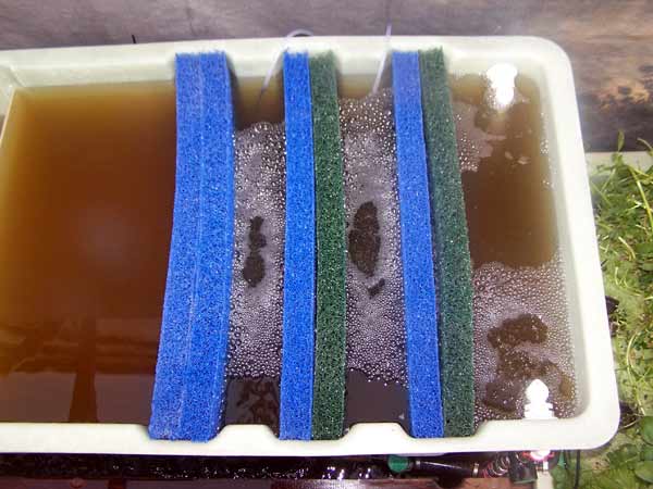 The first half of the filter box can be seen in operation.